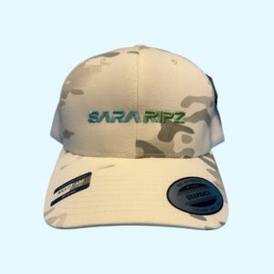 White Camo Sara Ripz Hat